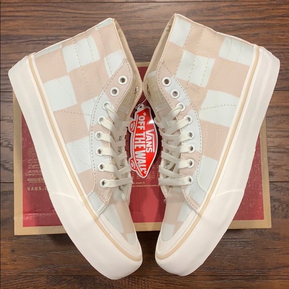 VANS SK8-Hi DECON BIG CHECKERBOARD Mcdmia/MrshmWMN - Picture 9 of 16